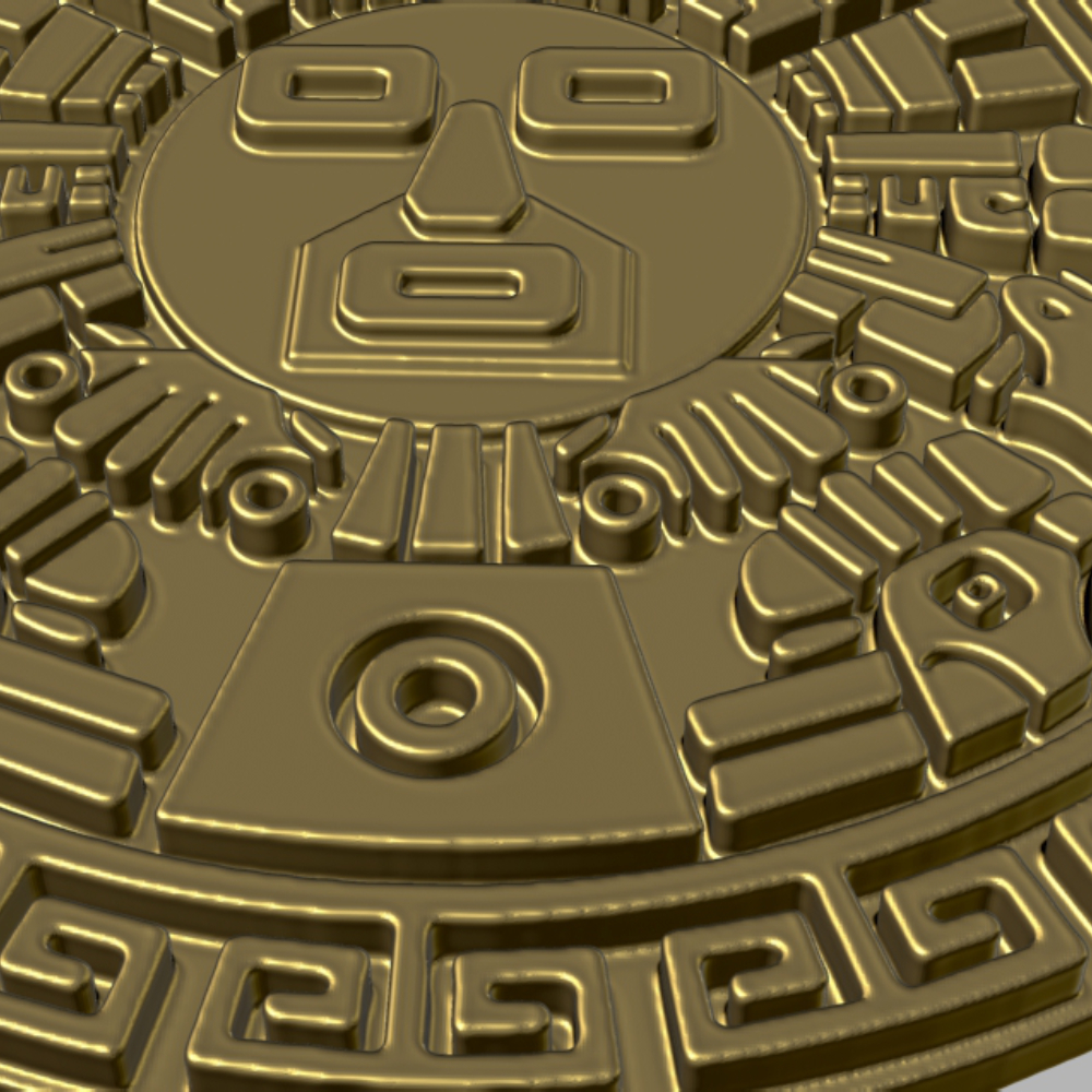 Archivo STL inti the inca sun god ☀️ (O…